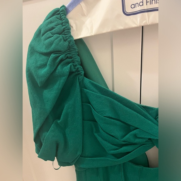 House of Harlow 1960 Green Cocktail Dress - Picture 7 of 8